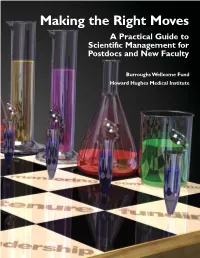 Making the Right Movesa Practical Guide to Scientifıc Management for P