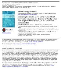 Measuring the Spatial and Seasonal Variability of Community Structure