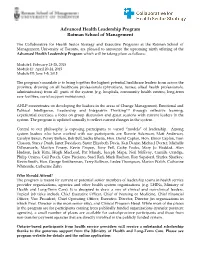 Advanced Health Leadership Program Rotman School of Management