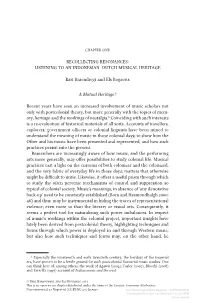 Downloaded from Brill.Com09/29/2021 02:25:09PM Via Free Access 2 Bart Barendregt and Els Bogaerts Appropriated and Inverted by the Colonized Themselves