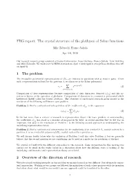 FRG Report: the Crystal Structure of the Plethysm of Schur Functions