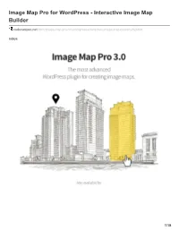 Image Map Pro for Wordpress - Interactive Image Map Builder