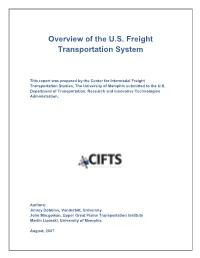 Overview of the U.S. Freight Transportation System
