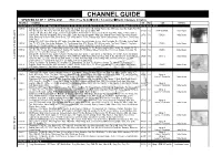 Channel Guide