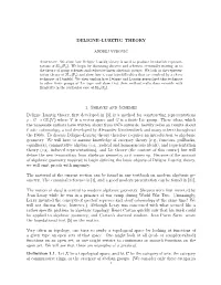 Is a Method for Constructing Representations Ρ : G → GL(V ) Where V Is a Vector Space and G Is a ﬁnite Lie Group
