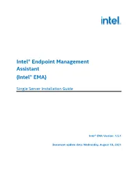 Intel® Endpoint Management Assistant (Intel® EMA)