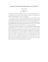 Separation, Transposition and Docking of Apollo 11 in Low-Earth Orbit