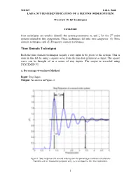 Time Domain Techniques and (2) Frequency Domain Techniques