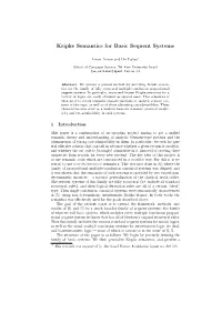 Kripke Semantics for Basic Sequent Systems