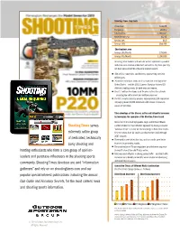 Shooting Times Serves Extremely Active