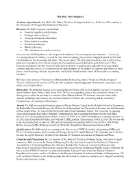 Vitae Summary Academic Appointments. Ray
