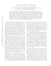 An Entanglement-Enhanced Microscope Where Two Photon En- the Sample with the Trajectory of the Two Beams