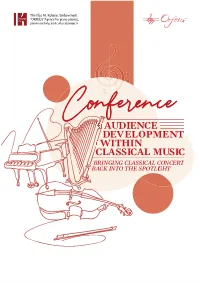 Audience Development Within Classical Music Bringing Classical Concert Back Into the Spotlight