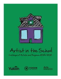 Catalogue of Artists and Programs 2020/2021