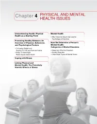 Chapter 4 Physical and Mental Health Issues