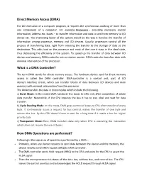 What Is a DMA Controller?