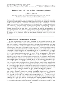 Structure of the Solar Chromosphere