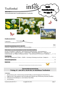 Teuffenthal Info 2013-01