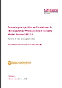 2021 WFTMR Volume 3: Non-Pricing Remedies