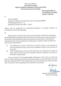DGT Notification in Respect of Applications Prior to 2015-16
