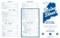 Please Click Here 2021 Takeout Menu