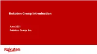 Rakuten Group Introduction