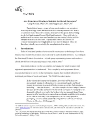 Are Structured Products Suitable for Retail Investors? I. Introduction
