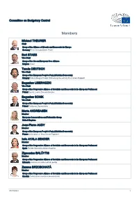 List of Members