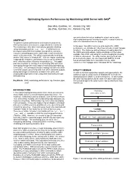 Optimizing System Performance by Monitoring UNIX Server with SAS®