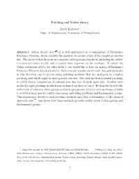 Patching and Galois Theory David Harbater∗ Dept. of Mathematics