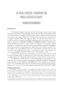 The Visual Landscape: an Important and Poorly Conserved Resource1