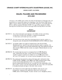 2019-2020 OCIEL Rules Fourth