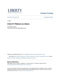 Philemon at a Glance