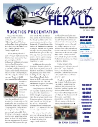 Robotics Presentation
