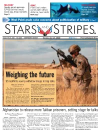 Weighing the Future US Reaffirms Vow to Withdraw Troops in Iraq Talks