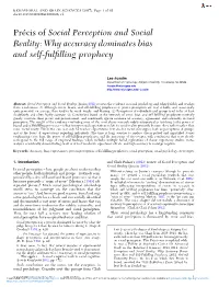Why Accuracy Dominates Bias and Self-Fulfilling Prophecy