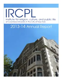 2013-14 Annual Report Mission Statement