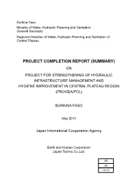 Project Completion Report (Summary)