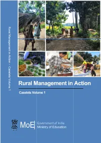 Rural Management in Action- Caselets Volume 1