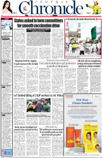 States Asked to Form Committees for Smooth Vaccination Drive