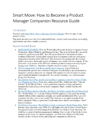 How to Become a Product Manager Companion Resource Guide