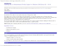 Disabling UAC for Wonderware® Product Support on Windows 2008 Server R2 – 64 Bit