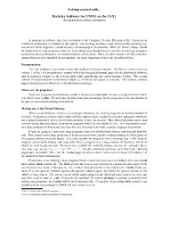 Getting Started With... Berkeley Software for UNIX† on the VAX‡ (The Third Berkeley Software Distribution)