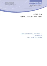 LUCAS 2018 Technical Reference Document C3 Classification (Land