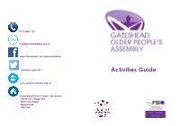 Assembly Activities Guide