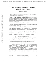 Using Dynamical Systems to Construct Infinitely Many Primes