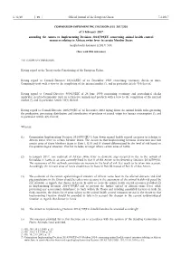 Commission Implementing Decision (Eu) 2017