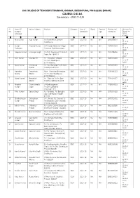 COURSE- D.El.Ed. Session:-2017-19