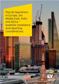 Doing Business Guide in EMEIA: Payroll Operations