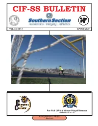 Spring Bulletin 2020